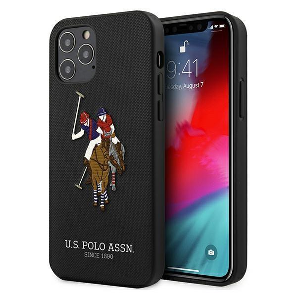 US Polo Polo Embroidery Collection Skal iPhone 12 / 12 Pro - Svart