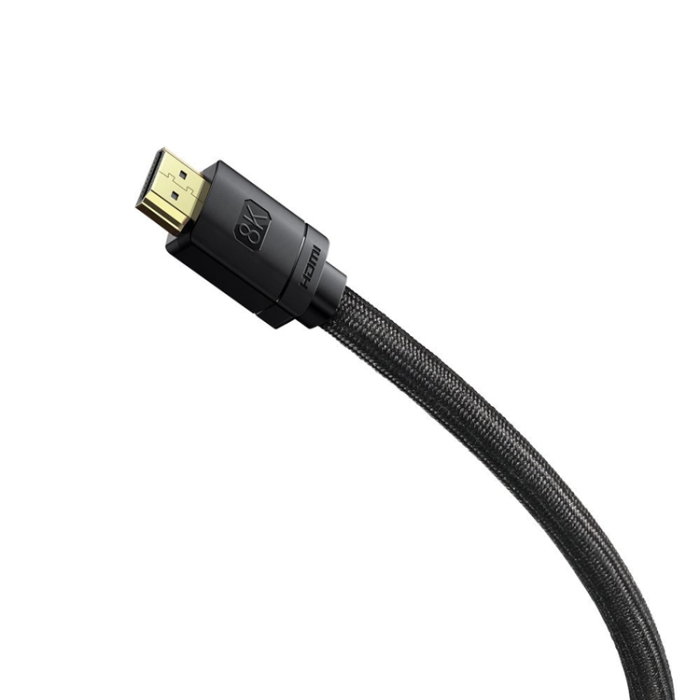 BASEUS - Baseus HDMI 8K Kabel HDR 48 Gbps 3 m - Svart