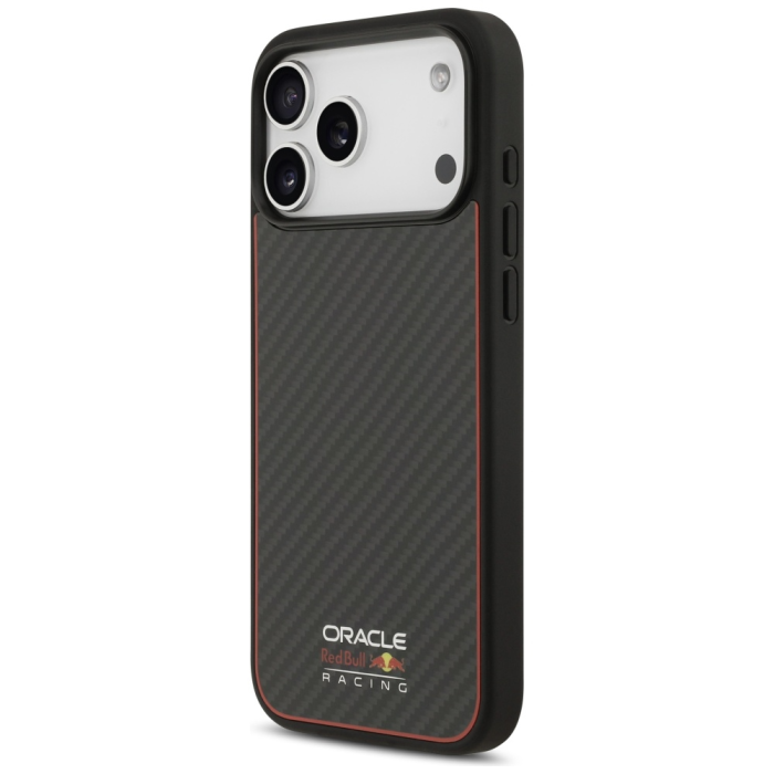 Red Bull - Red Bull Mobilskal För iPhone 17 Pro MagSafe Kevlar Logo Matt - Svart