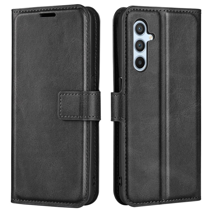 A-One Brand - Galaxy A54 5G Plånboksfodral Calf Flip Folio - Svart