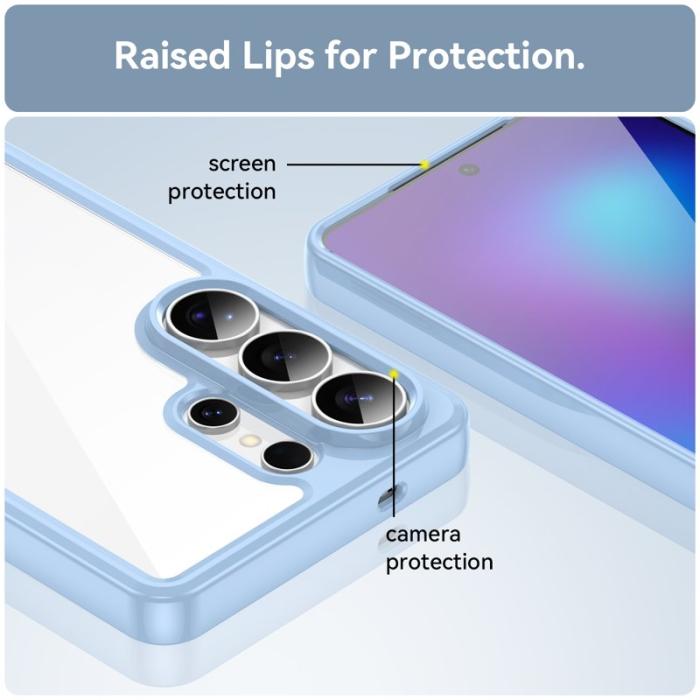 OEM - Mobilskal till Samsung Galaxy S26 Ultra TPU + Akryl Skydd - Blå