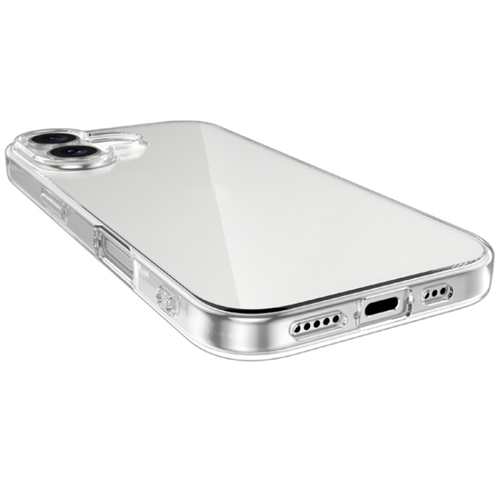 A-One Brand - iPhone 17 Mobilskal TPU med Härdat Glas - Clear