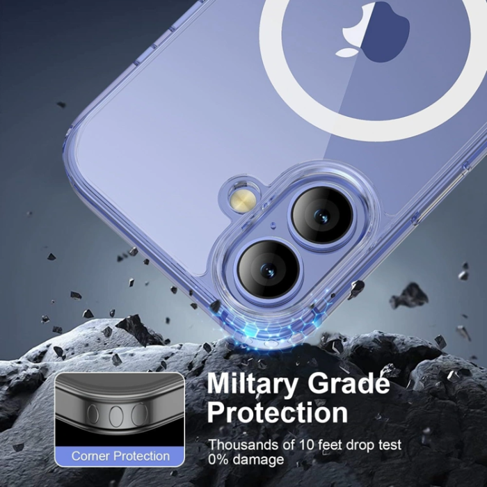 Tech-Protect - Tech-Protect iPhone 16 Mobilskal Magsafe Flex - Clear