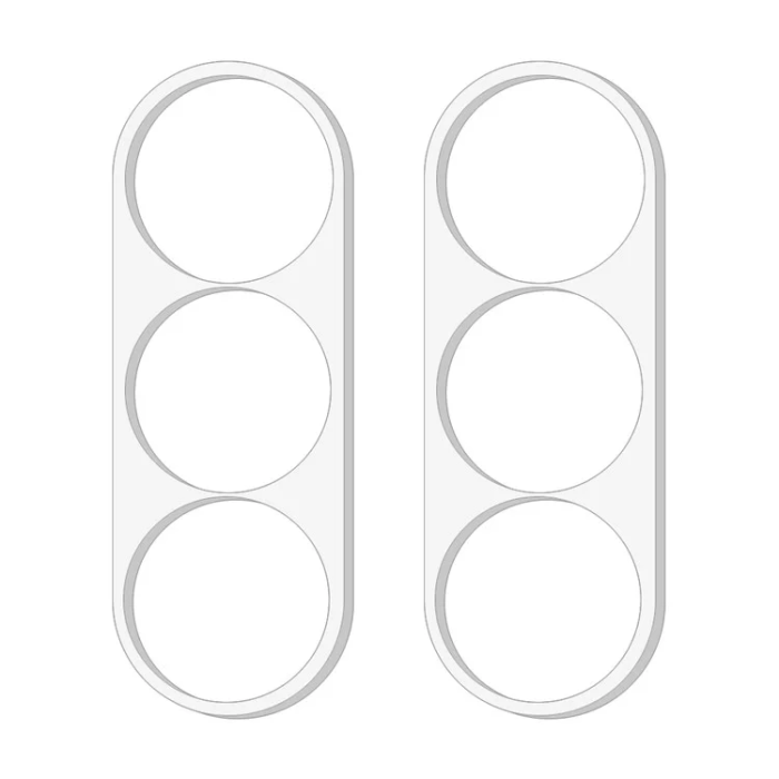 A-One Brand - [2-Pack] Galaxy Z Fold 7 Härdat Glas Kameralinsskydd 3D Arc Edge