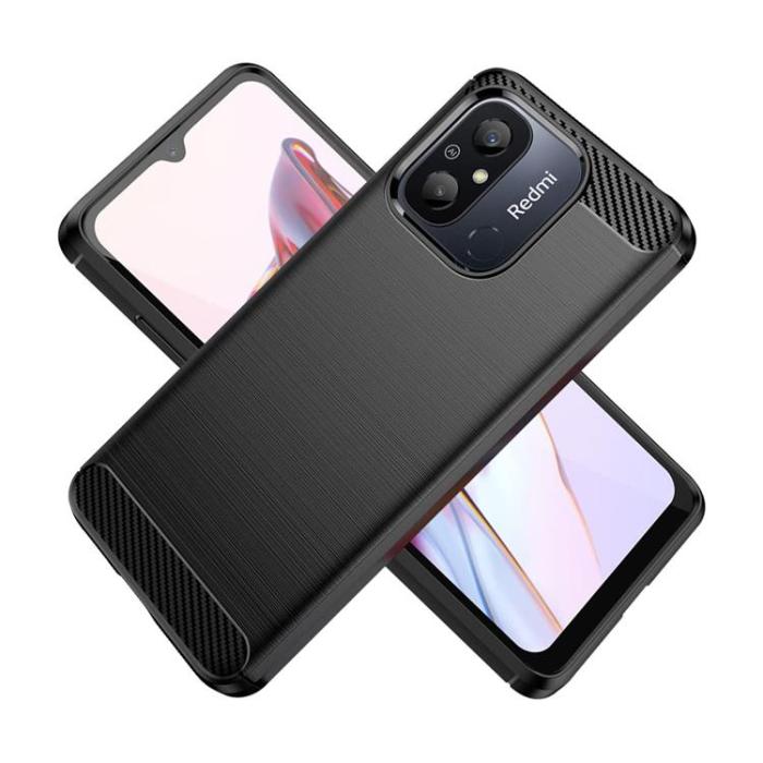Tech-Protect - Tech-Protect MXiaomi Redmi 12C Mobiskal Carbon Silicone