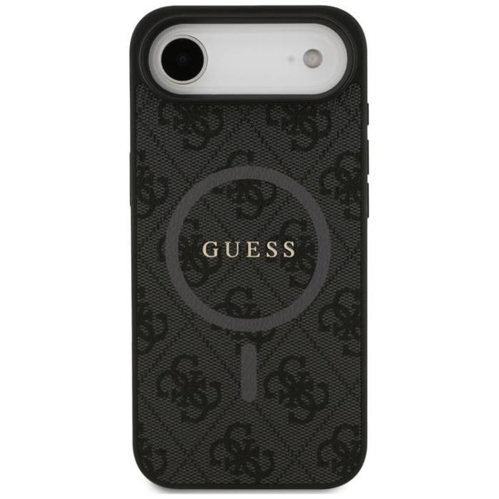 Guess - Guess iPhone 17 Air Mobilskal MagSafe 4G Ring Classic Logo - Svart