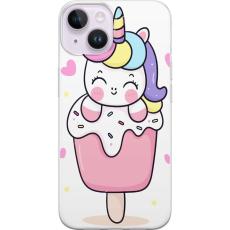 iSecrets - Mobilskal till Apple iPhone 14 med Glad enhörning