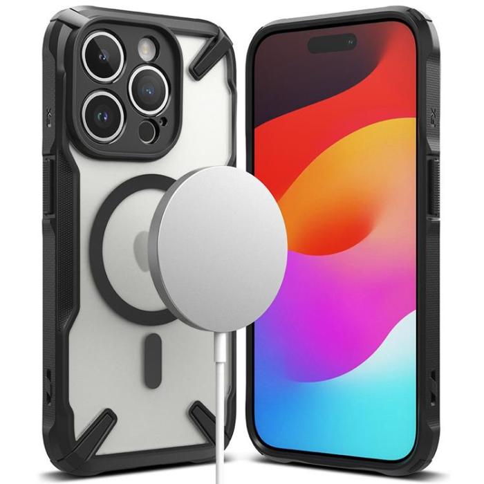 Ringke - Ringke iPhone 15 Pro Max Mobilskal Magsafe Fusion X - Matte Svart