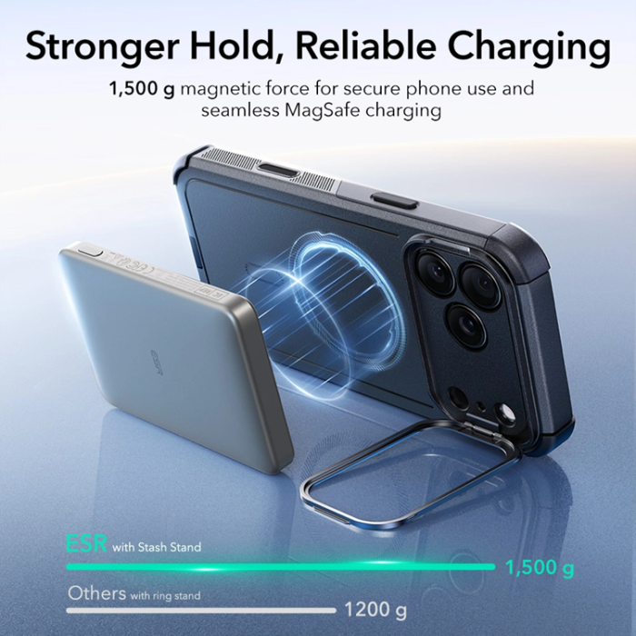 ESR - ESR iPhone 17 Pro Max Mobilskal Magsafe Kickstand Cyber - Svart