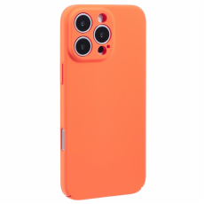 A-One Brand - iPhone 16 Pro Max Mobilskal Skin-Touch Rubberized PC - Orange