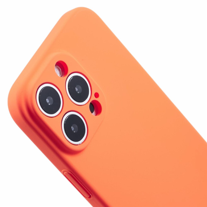 A-One Brand - iPhone 16 Pro Max Mobilskal Skin-Touch Rubberized PC - Orange