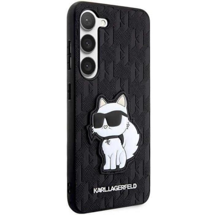 KARL LAGERFELD - Karl Lagerfeld Galaxy S23 Plus Skal Saffiano Monogram Choupette - Svart