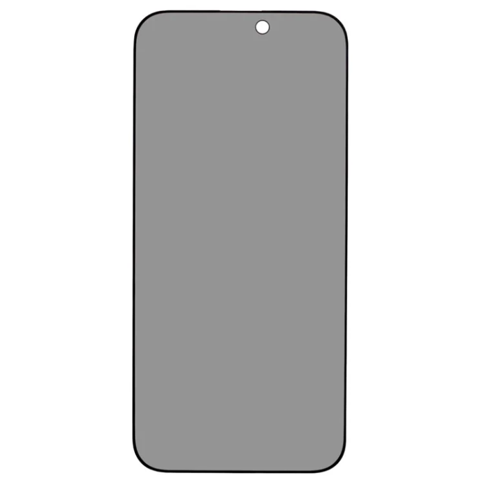 OEM - iPhone 16 Pro Härdat Glas Skärmskydd 5D Full Glue Privacy - Svart
