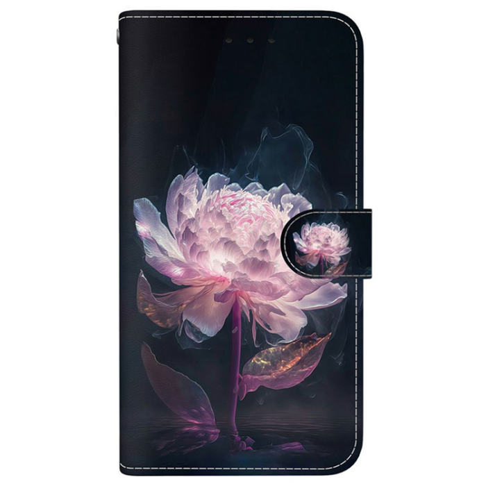 A-One Brand - Sony Xperia 10 VII Plånboksfodral Pattern Printing - Lila Peony