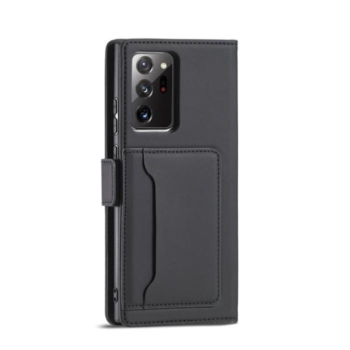 OEM - Galaxy S22 Ultra Plånboksfodral Magnet Stand - Svart