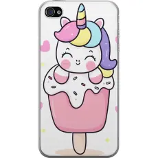 Gustaf - Mobilskal till Apple iPhone 4 med Glad enh&ouml;rning