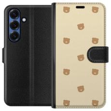 iSecrets - Pl&aring;nboksfodral till Samsung Galaxy S25+ med Bj&ouml;rnm&ouml;nster