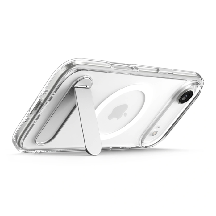 Spigen - Spigen iPhone Air Mobilskal Magsafe Kickstand Ultra Hybrid - Vit/Clear