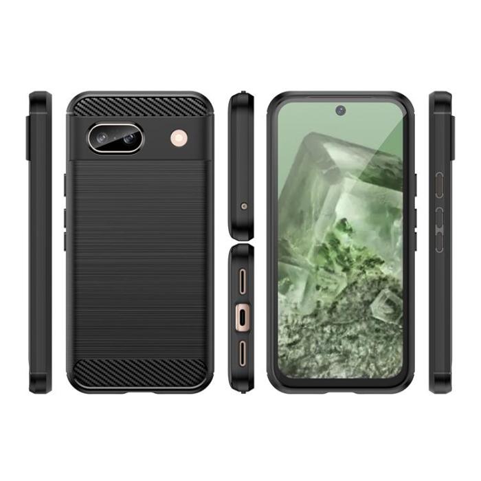OEM - Google Pixel 8A Mobilskal Carbon - Svart