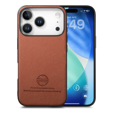 A-One Brand - iPhone 17 Pro Mobilskal Trasa Läder - Röd