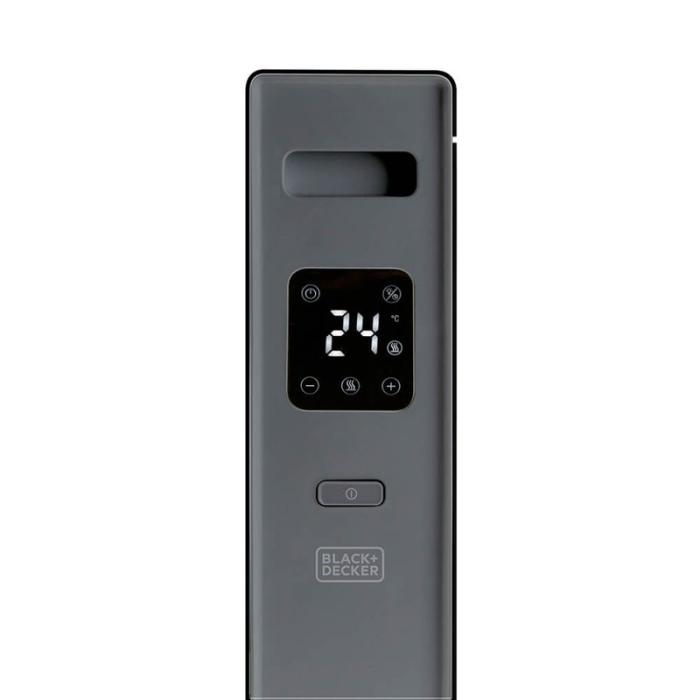 BLACK+DECK - BLACK+DECK Konvektorelement 2000W Digital Svart