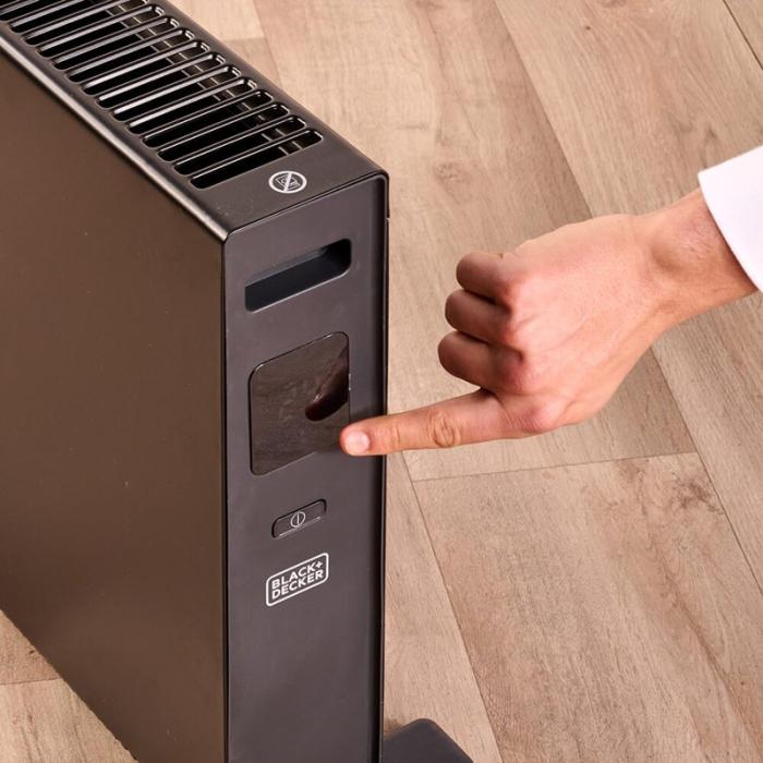BLACK+DECK - BLACK+DECK Konvektorelement 2000W Digital Svart