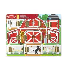 MND - MND Wooden Activity Board Magnetic Farm Hide & Seek