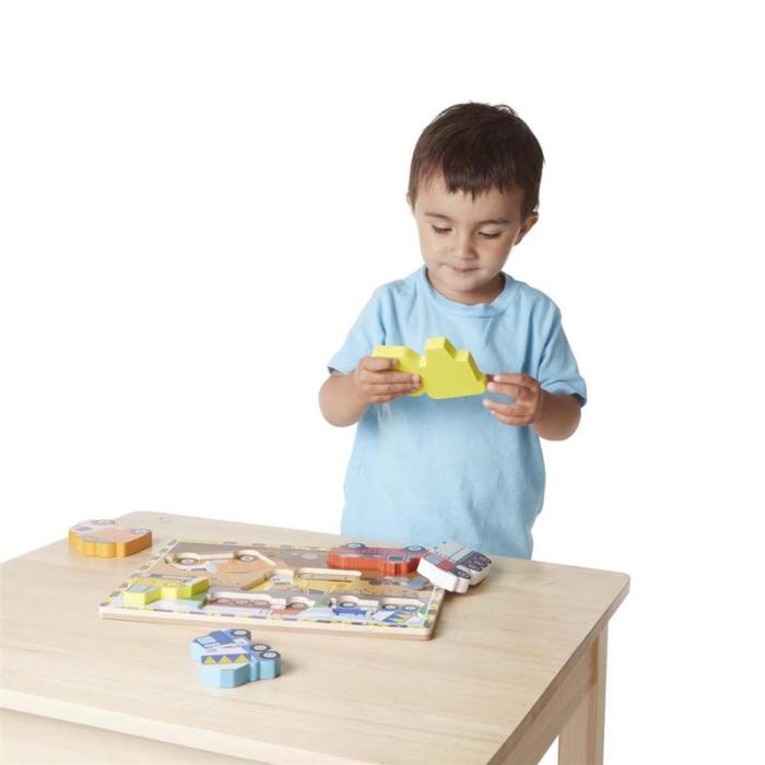 MND - MND Wooden Chunky Puzzle Construction
