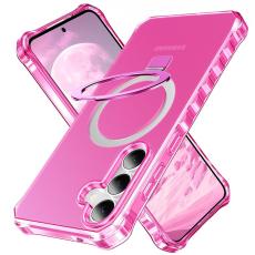 OEM - Mobilskal f&ouml;r Samsung Galaxy S26 Magnetiskt Kickstand - Rosa