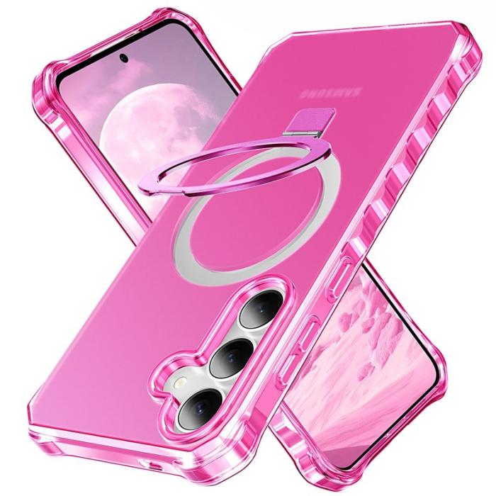OEM - Mobilskal för Samsung Galaxy S26 Magnetiskt Kickstand - Rosa