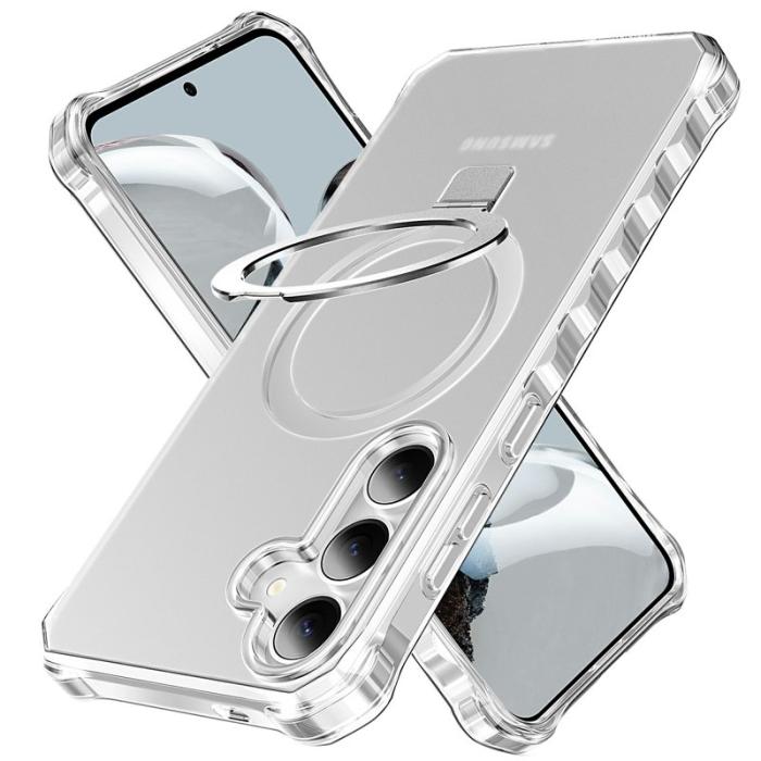 OEM - Mobilskal för Samsung Galaxy S26 Magnetiskt Kickstand TPU - Grå
