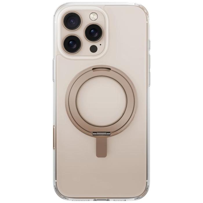 UNIQ - UNIQ iPhone 16 Pro Max Mobilskal Swivix 360 Kickstand - Guld