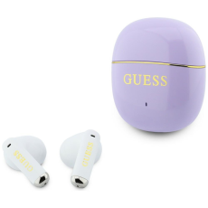 Guess - Guess TWS In-Ear H&ouml;rlurar Glossy Gold Line Classic - Lila