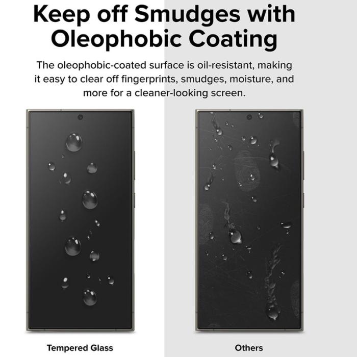 OEM - Skärmskydd för Samsung Galaxy S26 Ultra HD Klar Aluminium - Svart