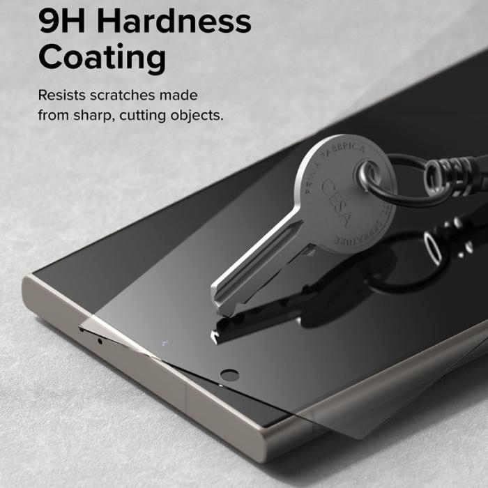 OEM - Skärmskydd för Samsung Galaxy S26 Ultra HD Klar Aluminium - Svart