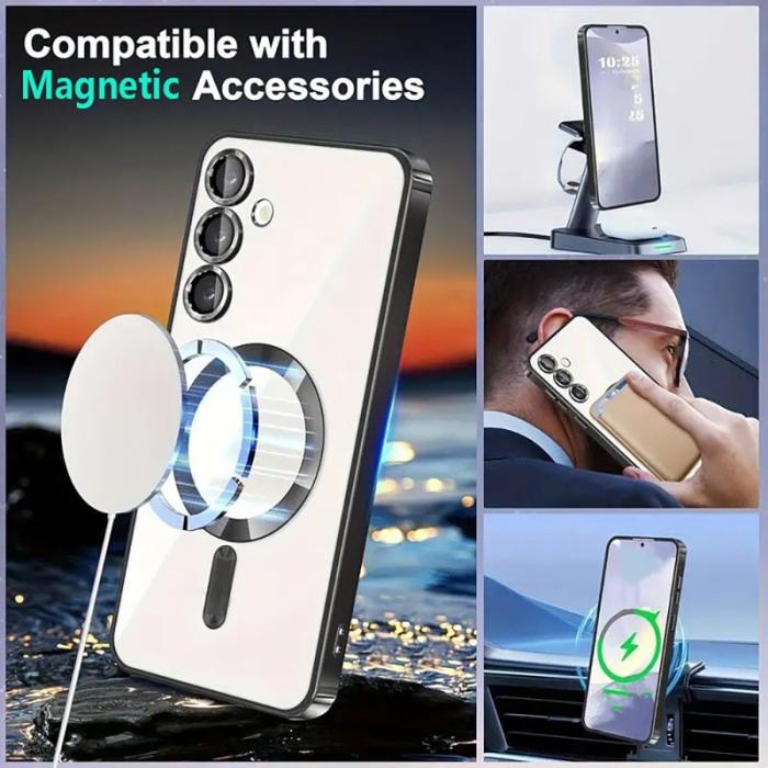 OEM - Mobilskal för Samsung Galaxy S26 Plus Magnetiskt TPU + Kamera - Svart