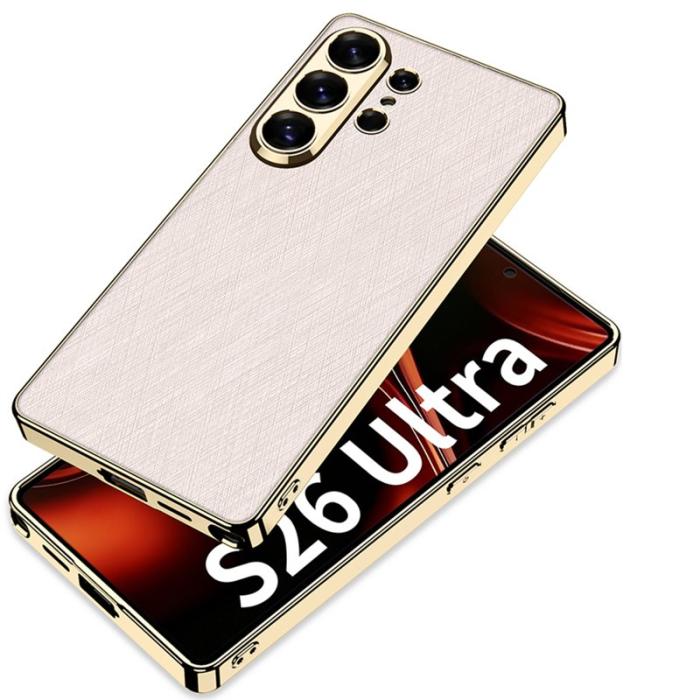 GKK - GKK Mobilskal för Samsung Galaxy S26 Ultra Elektropläterad PC + TPU - Svart