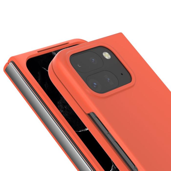 ABEEL - ABEEL Mobilskal till Google Pixel 9 Pro Fold 5G Hård PC Skydd Orange