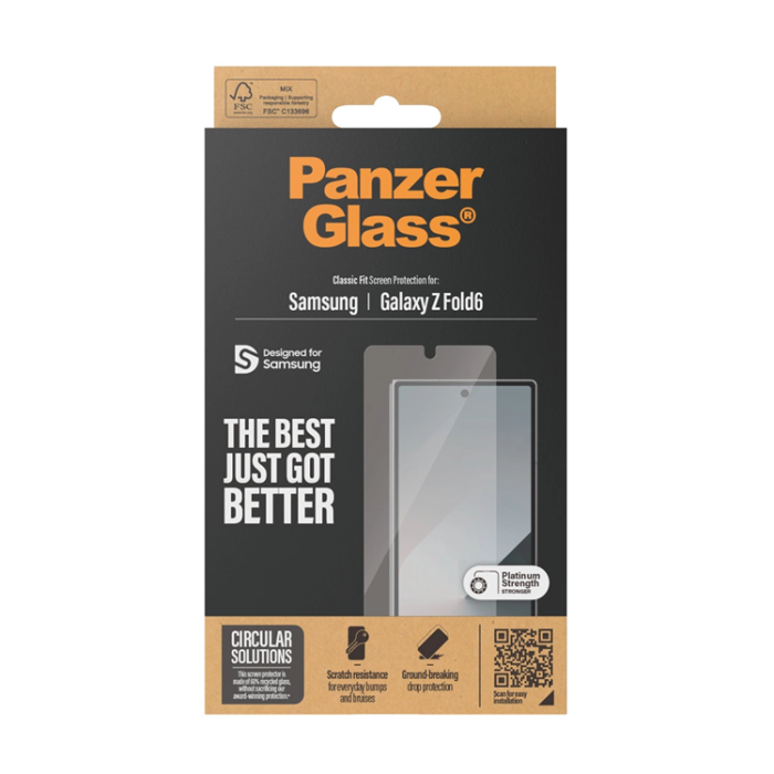 Panzer - PanzerGlass Galaxy Z Fold 6 Härdat Glas Skärmskydd Classic Fit