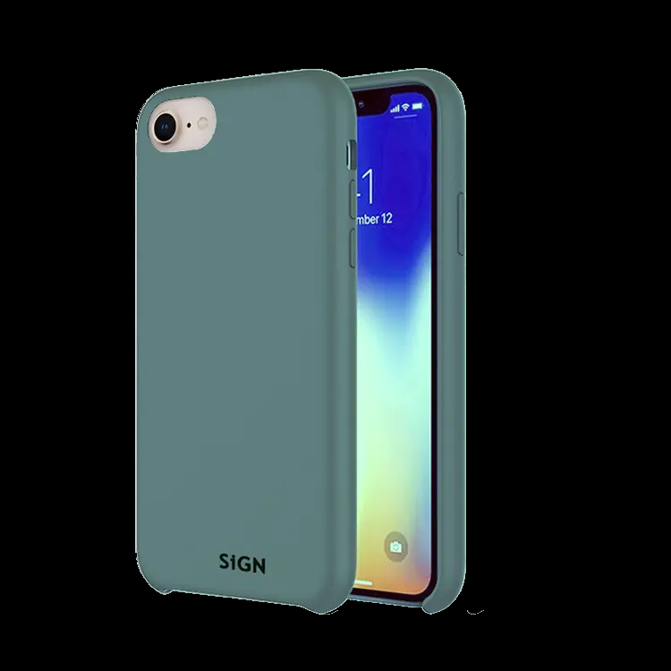 SiGN iPhone 7/8/SE (2020/2022) Skal Liquid Silicone - Mynta | 2353 | AlltMobil