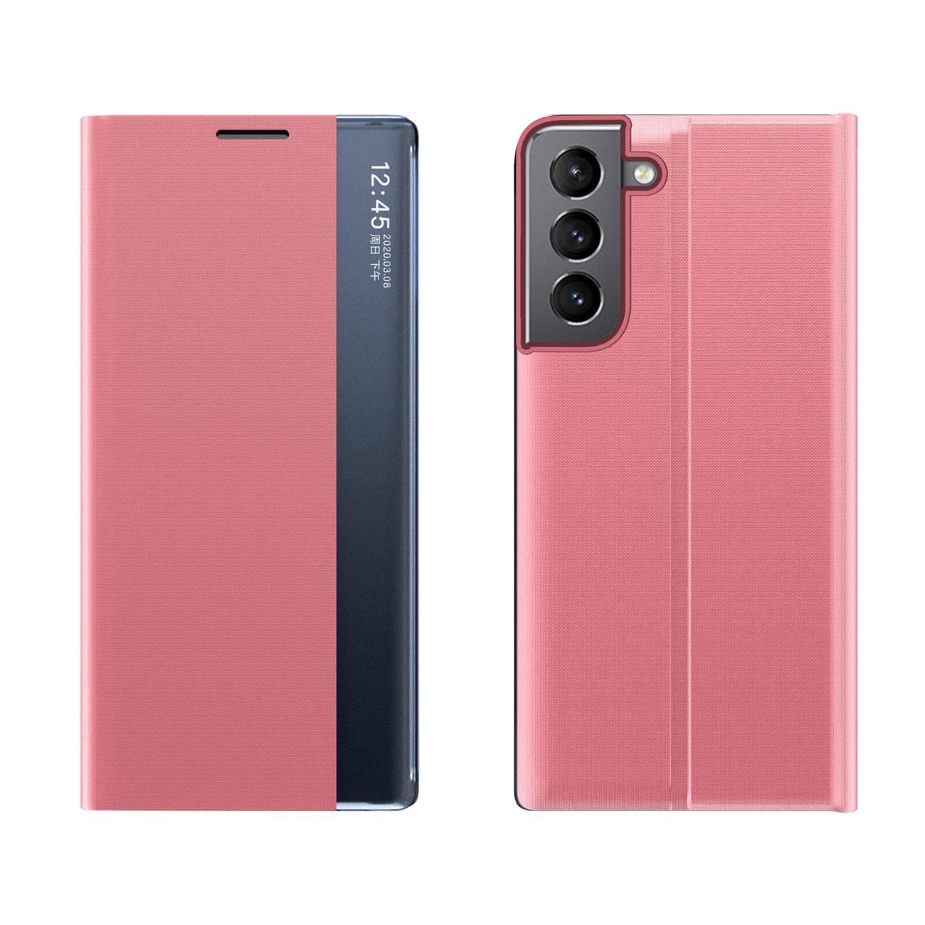 Galaxy S23 Plus Fodral Sleep Flip - Rosa