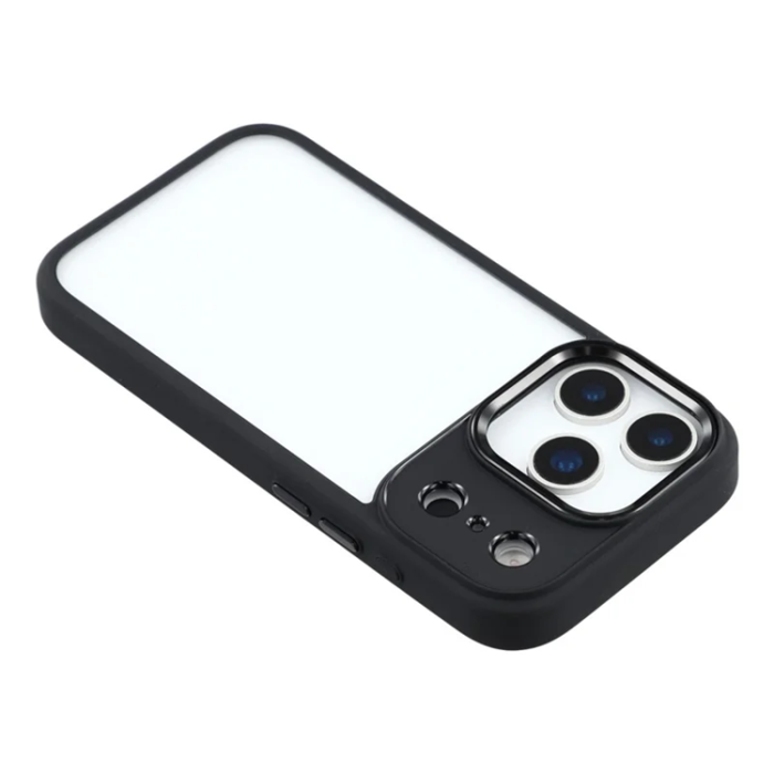 A-One Brand - FULEXIN iPhone 17 Pro Mobilskal Crystal Clear + TPU - Svart