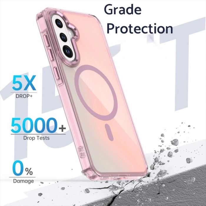 OEM - Mobilskal till Samsung Galaxy S26/S26 Pro Magnetiskt TPU Färgändrande - Rosa