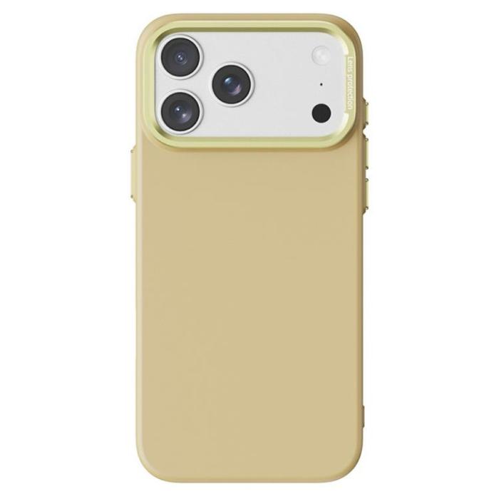 A-One Brand - iPhone 17 Pro Max Mobilskal MagSafe Med Metallbåge - Bronze