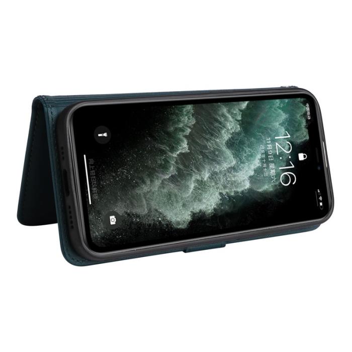 BETOPNICE - BETOPNICE iPhone 11 Pro Max Plånboksfodral - Detachable Konstläder- Blå
