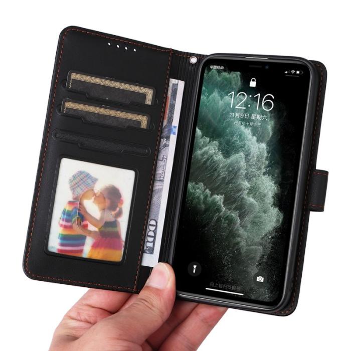 BETOPNICE - BETOPNICE iPhone 11 Pro Max Plånboksfodral - Detachable Konstläder- Svart