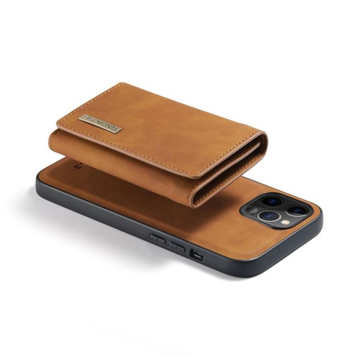 DG.MING - DG.MING M1 Series Plånboksfodral Konstläder TPU för iPhone 13 Pro - Brun