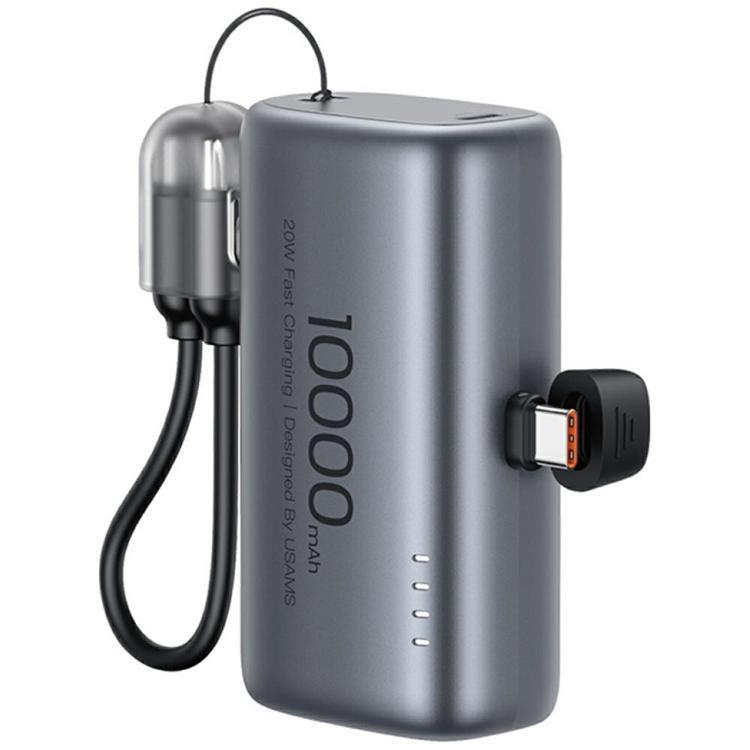 USAMS Powerbank 10000mAh 20W PB82 (Grå) | 505295 | AlltMobil