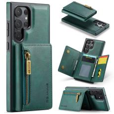 DG.MING - DG.MING Pl&aring;nboksfodral till Samsung Galaxy S22 Ultra 5G - Gr&ouml;n