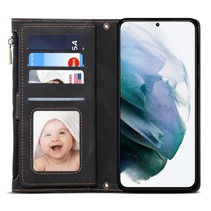 ESEBLE - ESEBLE Star Series Samsung Galaxy A55 5G Plånboksfodral Konstläder - Svart